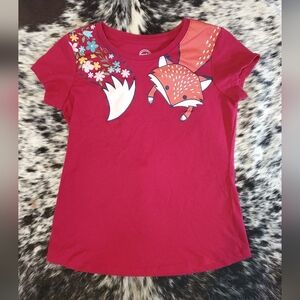 Girls' Fox Graphic Short Sleeve Top